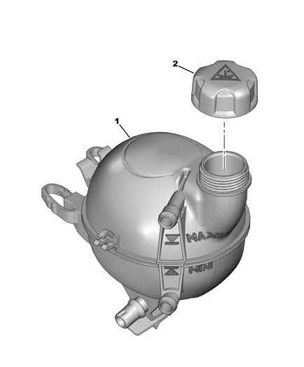 Références des pièces pour tuyauterie et vase d’expansion