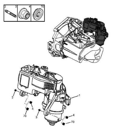 Références des pièces pour la transmission automatique fourrure boîte de vitesses automatisée