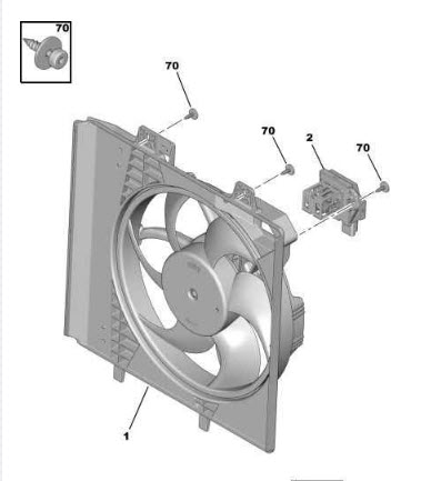 Références des pièces pour le tube de ventilateur à moteur 100 W